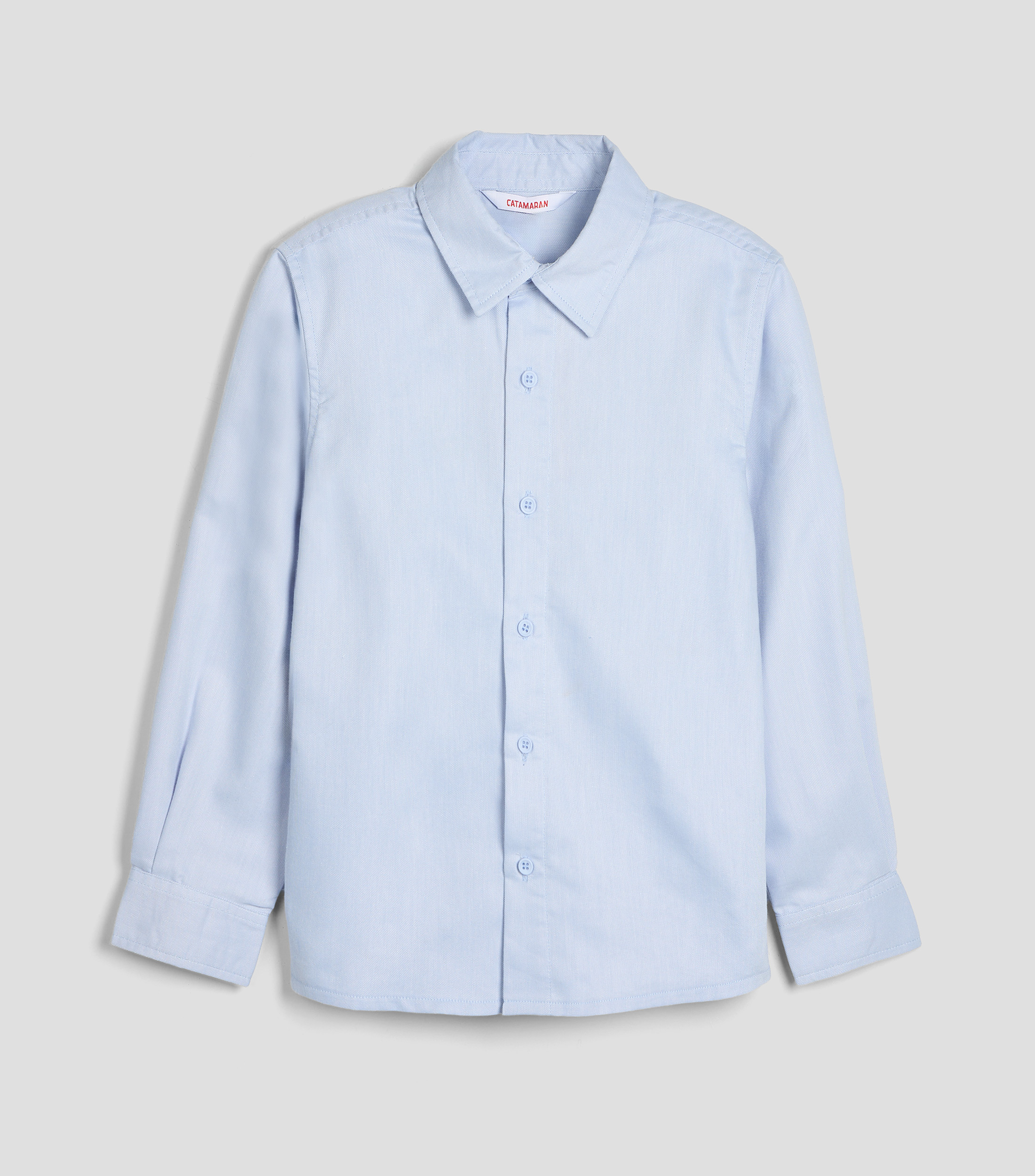 Camisa lisa manga larga Niño